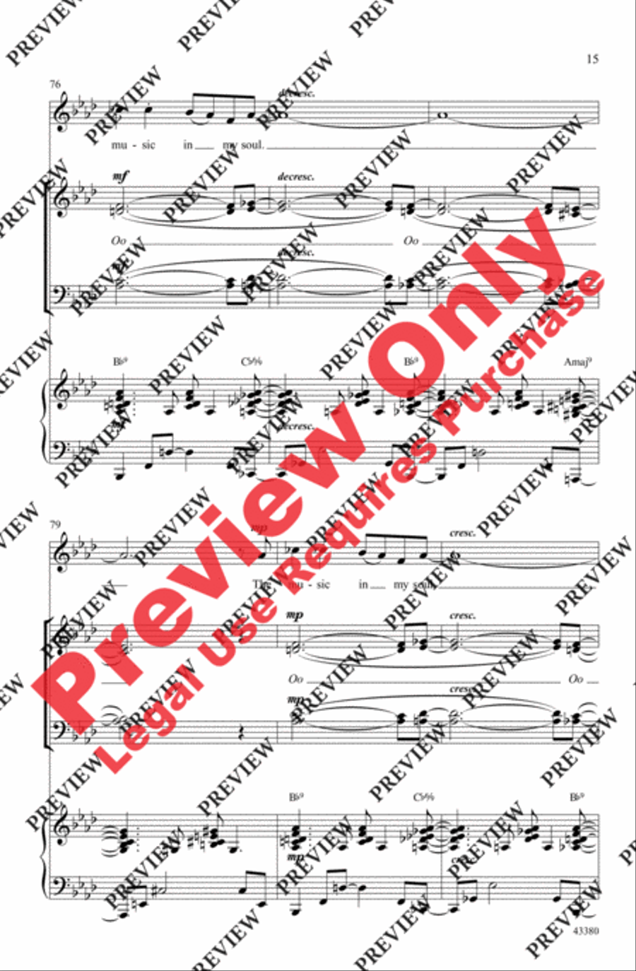 Music in My Soul - SoundTrax CD (CD only) Choir scores gallery preview page 15
