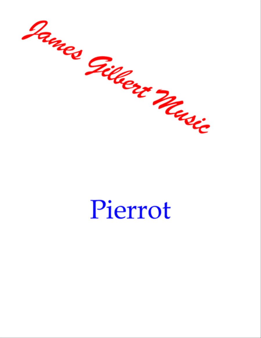 Pierrot from Carnival Piano Solo scores gallery preview page 1
