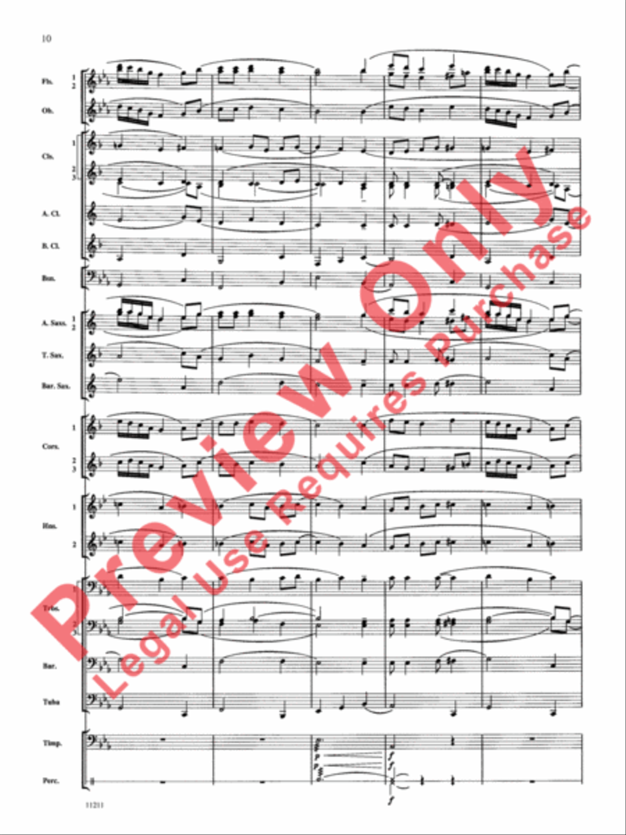 Petty Harbour Bait Skiff Concert Band scores gallery preview page 11