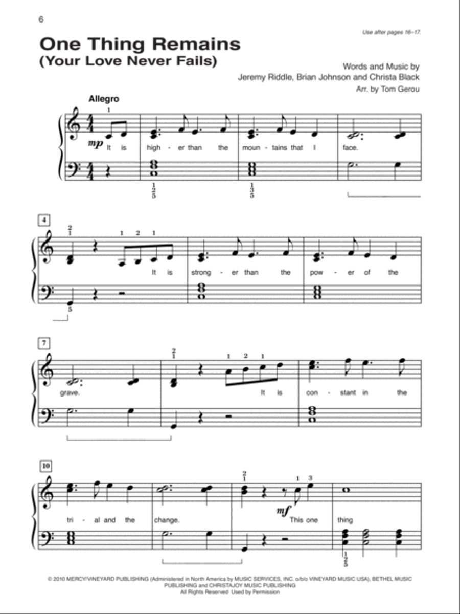 Alfred's Basic Piano Course Praise Hits, Level 3 Piano Method scores gallery preview page 5