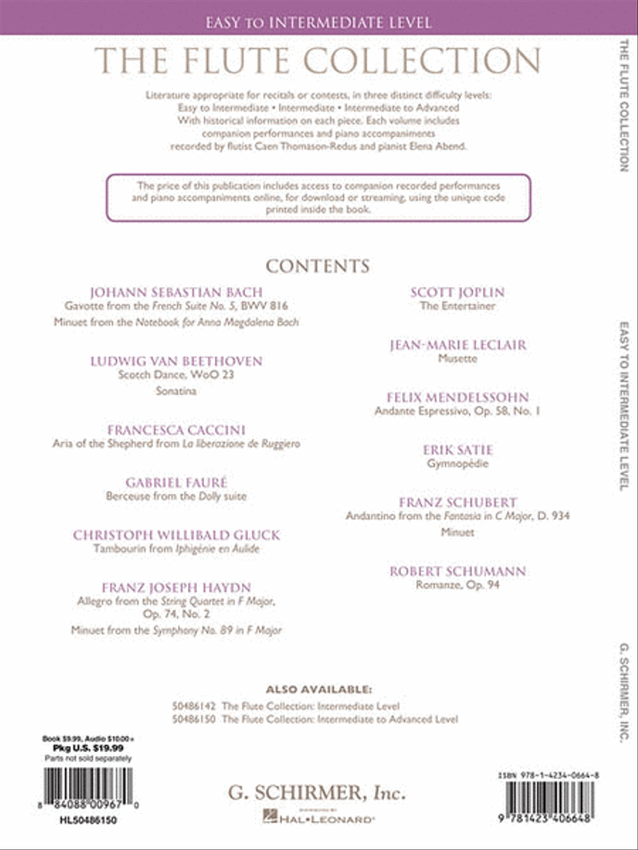 The Flute Collection – Easy to Intermediate Level Flute Solo scores gallery preview page 2
