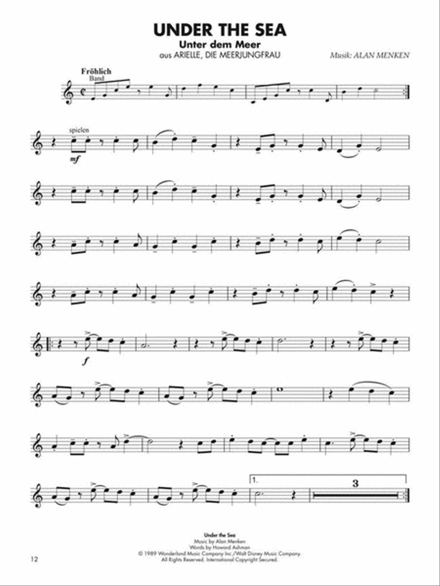 BläserKlasse Disney - Klarinette in B Clarinet Solo scores gallery preview page 4