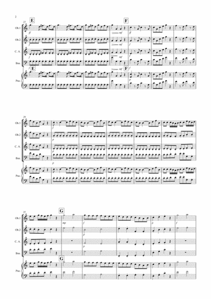 Eine Kleine (1st movement) for Double Reed Quartet image number null