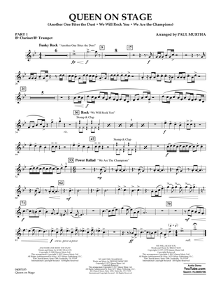 Queen On Stage - Pt.1 - Bb Clarinet/Bb Trumpet