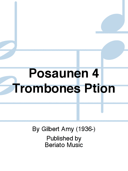 Posaunen 4 Trombones Ption