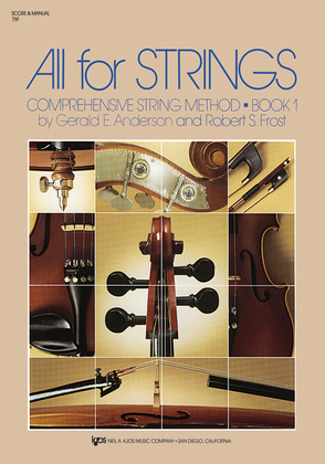 Book cover for All For Strings, Book 1 - Score