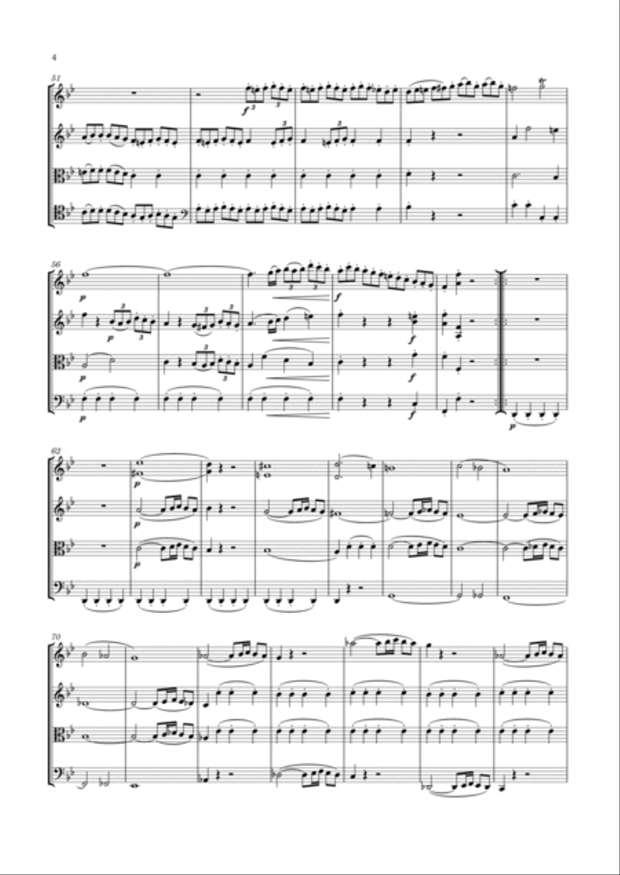 Haydn - String Quartet in B flat major, Hob.III:44 ; Op.50 No.1 · 