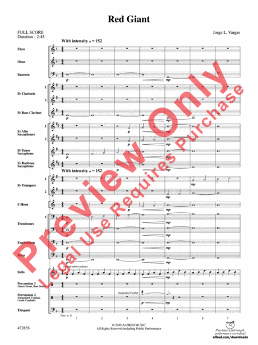 Red Giant Red Giant Concert Band scores gallery preview page 3