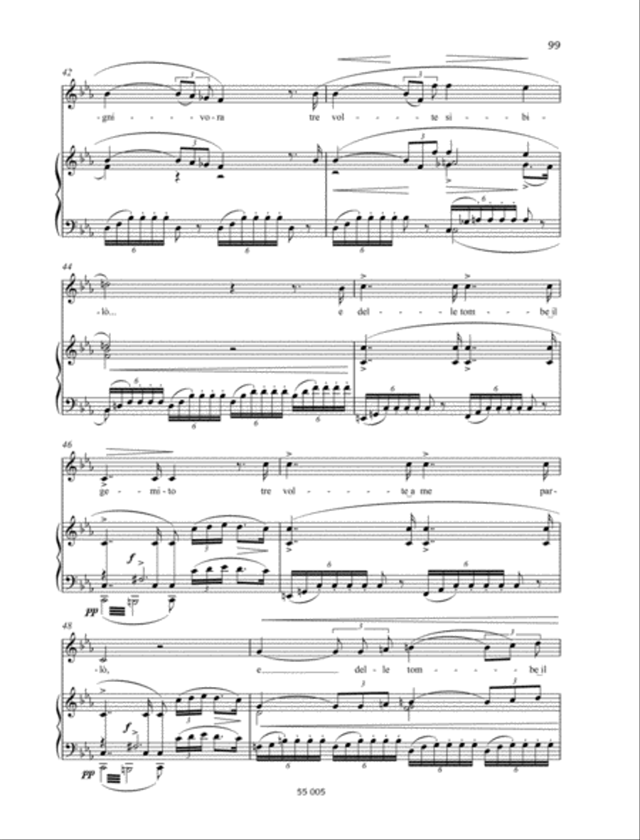 Re dell'abisso, affrettati Voice scores gallery preview page 4