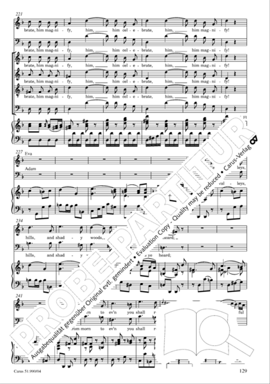 The Creation 4-Part scores gallery preview page 130