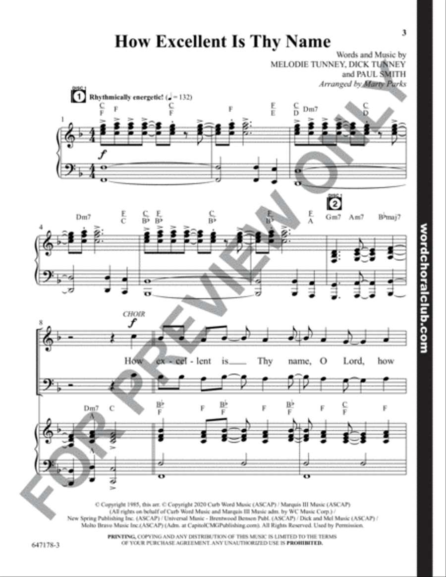 Songs the Church Loves to Sing - Choral Book 4-Part scores gallery preview page 4