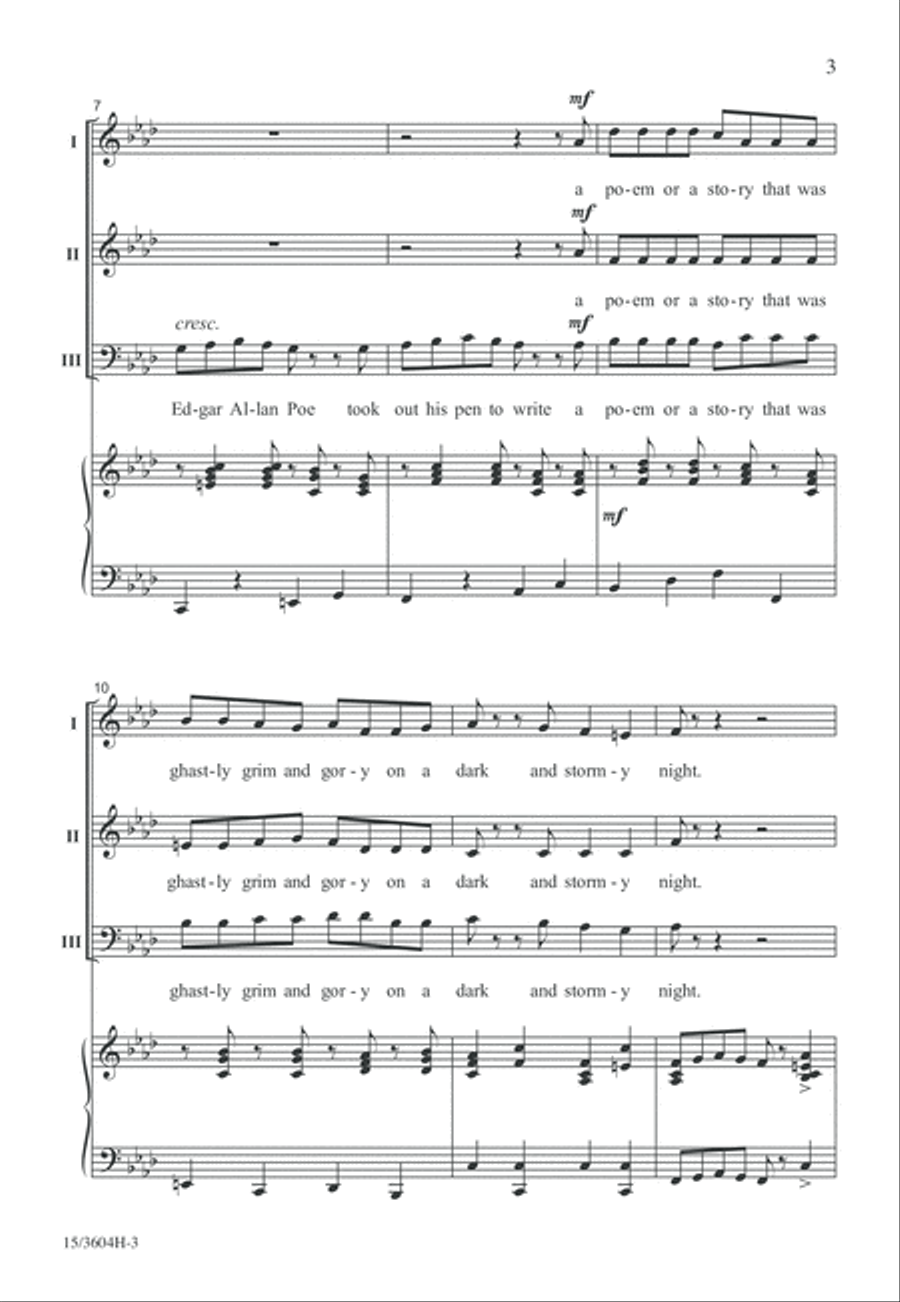A Dark and Stormy Night A Dark and Stormy Night 3-Part scores gallery preview page 3