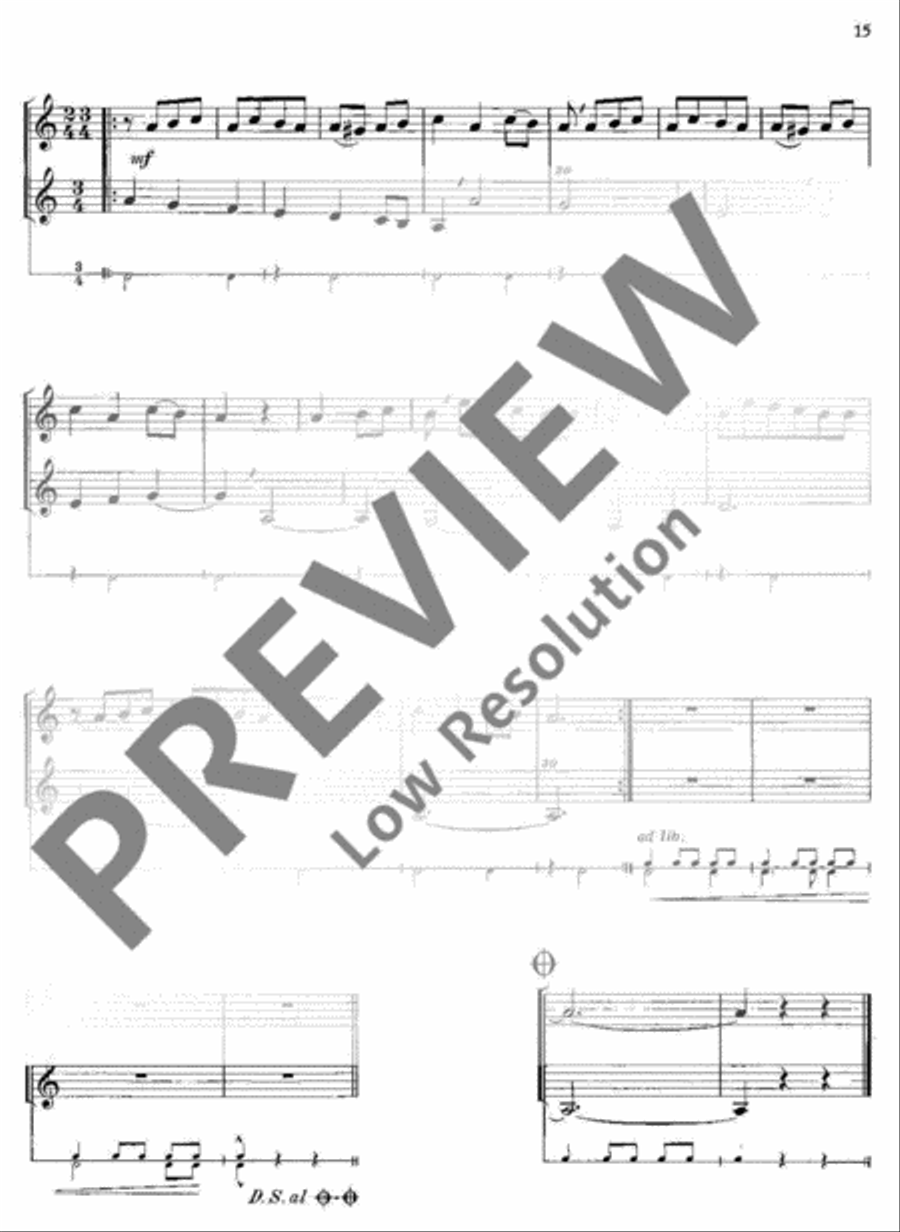 Folklore international Clarinet Duet scores gallery preview page 16