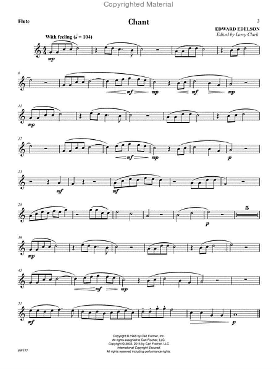 Festival Classics for Flute Flute Solo scores gallery preview page 2
