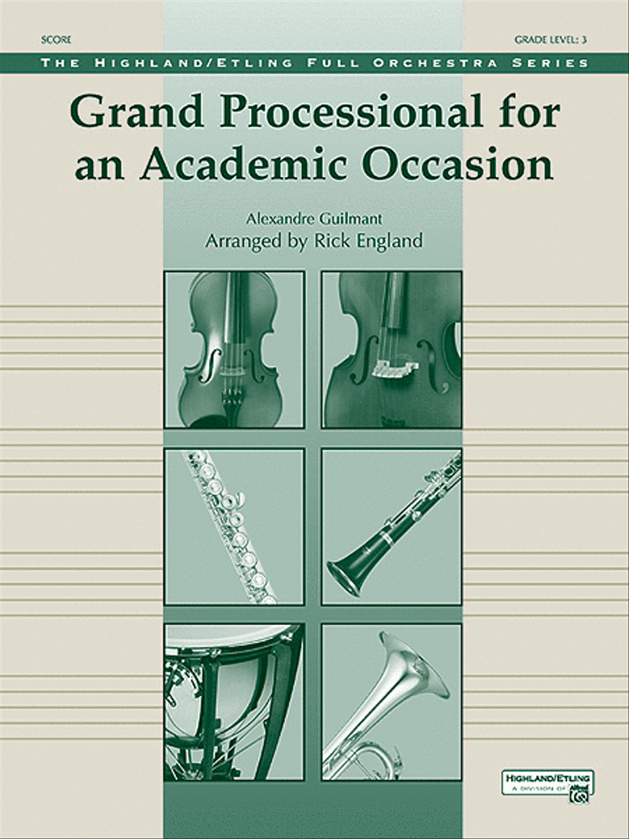 Grande Processional for an Academic Occasion Full Orchestra scores gallery preview page 1