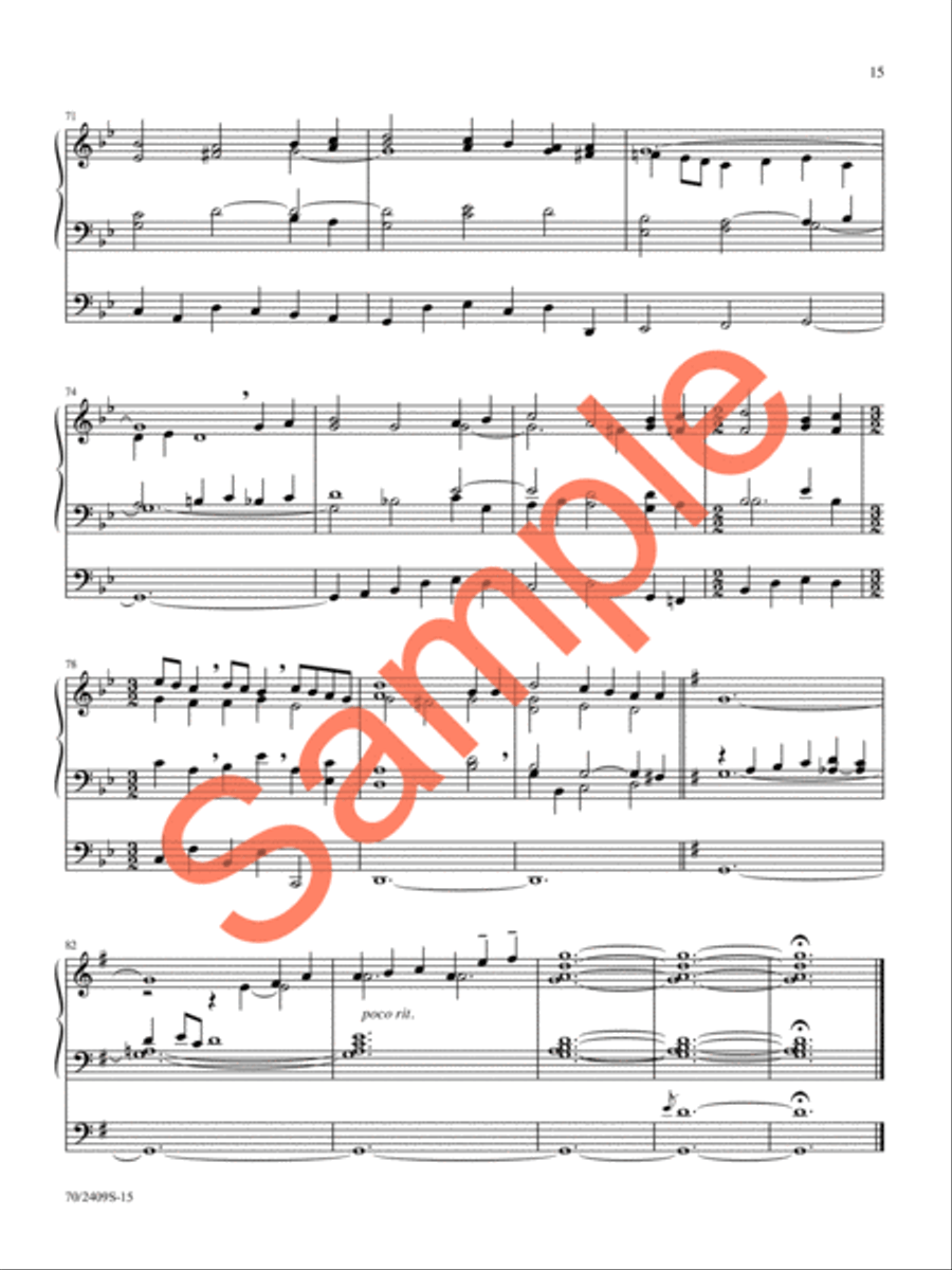 Ascension Alleluias Organ Solo scores gallery preview page 14
