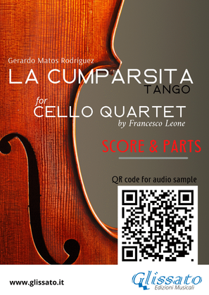 La Cumparsita (tango) - intermediate Cello Quartet (score and parts)