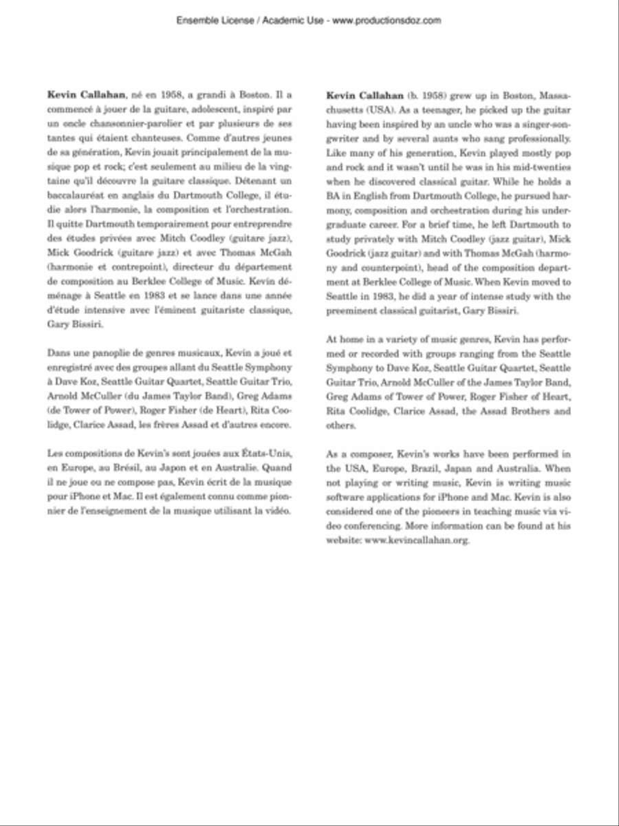 Suite Seattle Guitar Ensemble scores gallery preview page 2