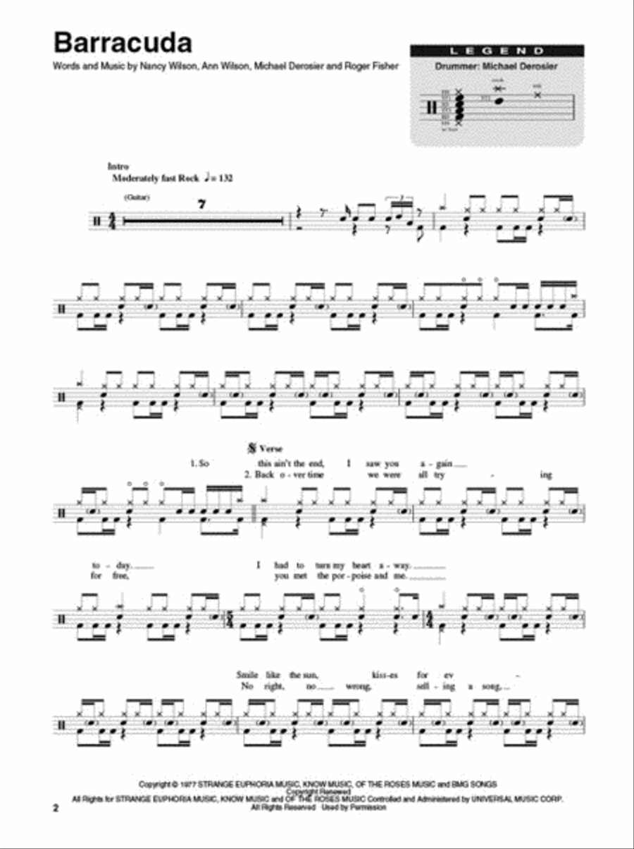 Classic Rock Drum Set scores gallery preview page 3