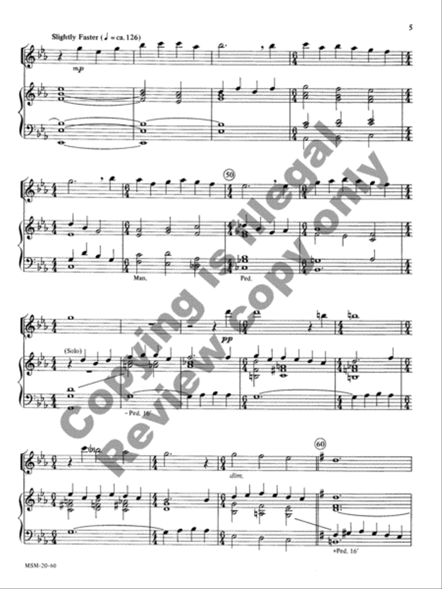 An Advent Prelude for Flute and Organ Flute Solo scores gallery preview page 6