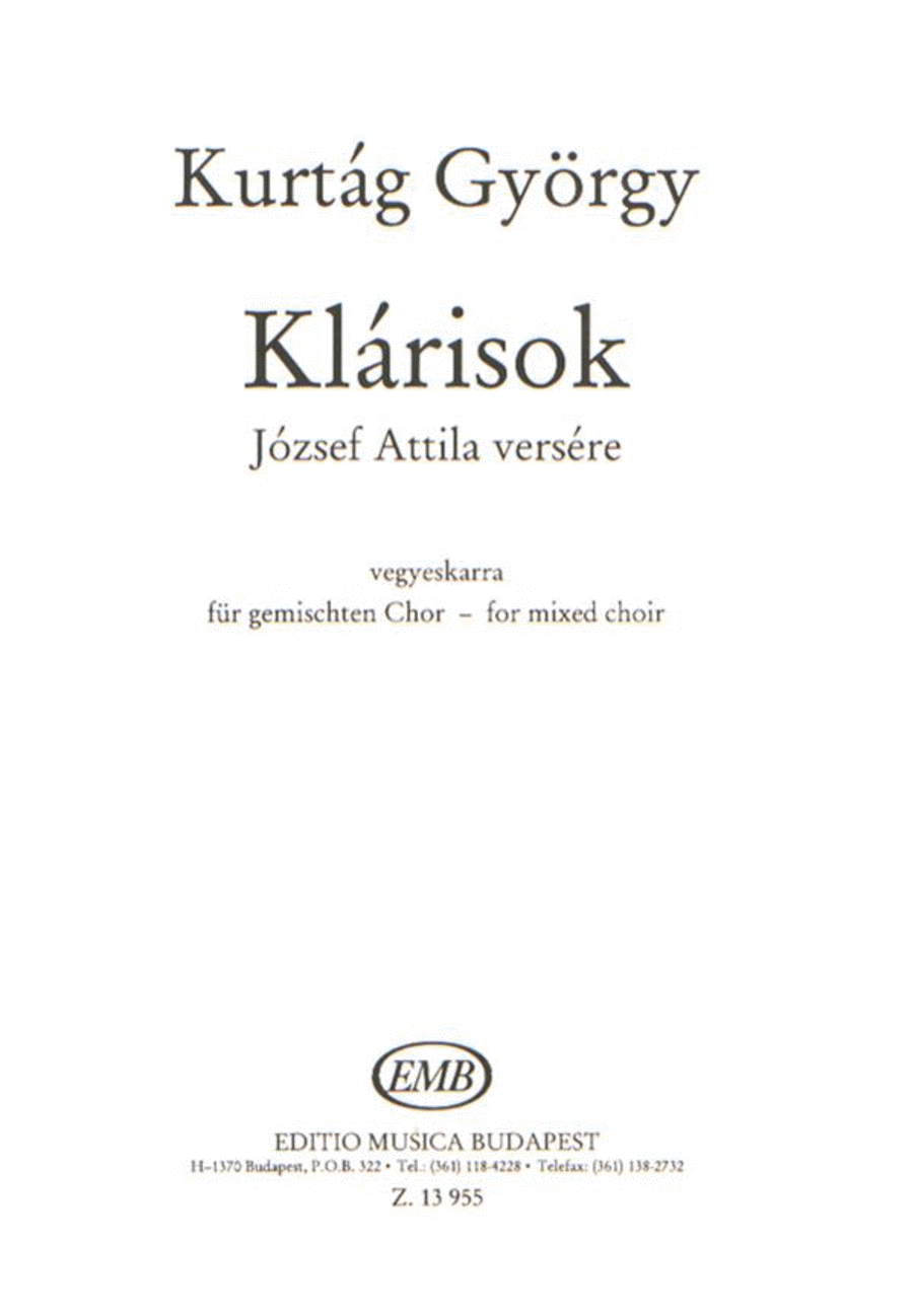 Klarisok - Beads 4-Part scores gallery preview page 1