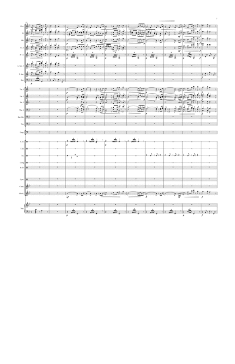 March Pontificale Concert Band scores gallery preview page 3