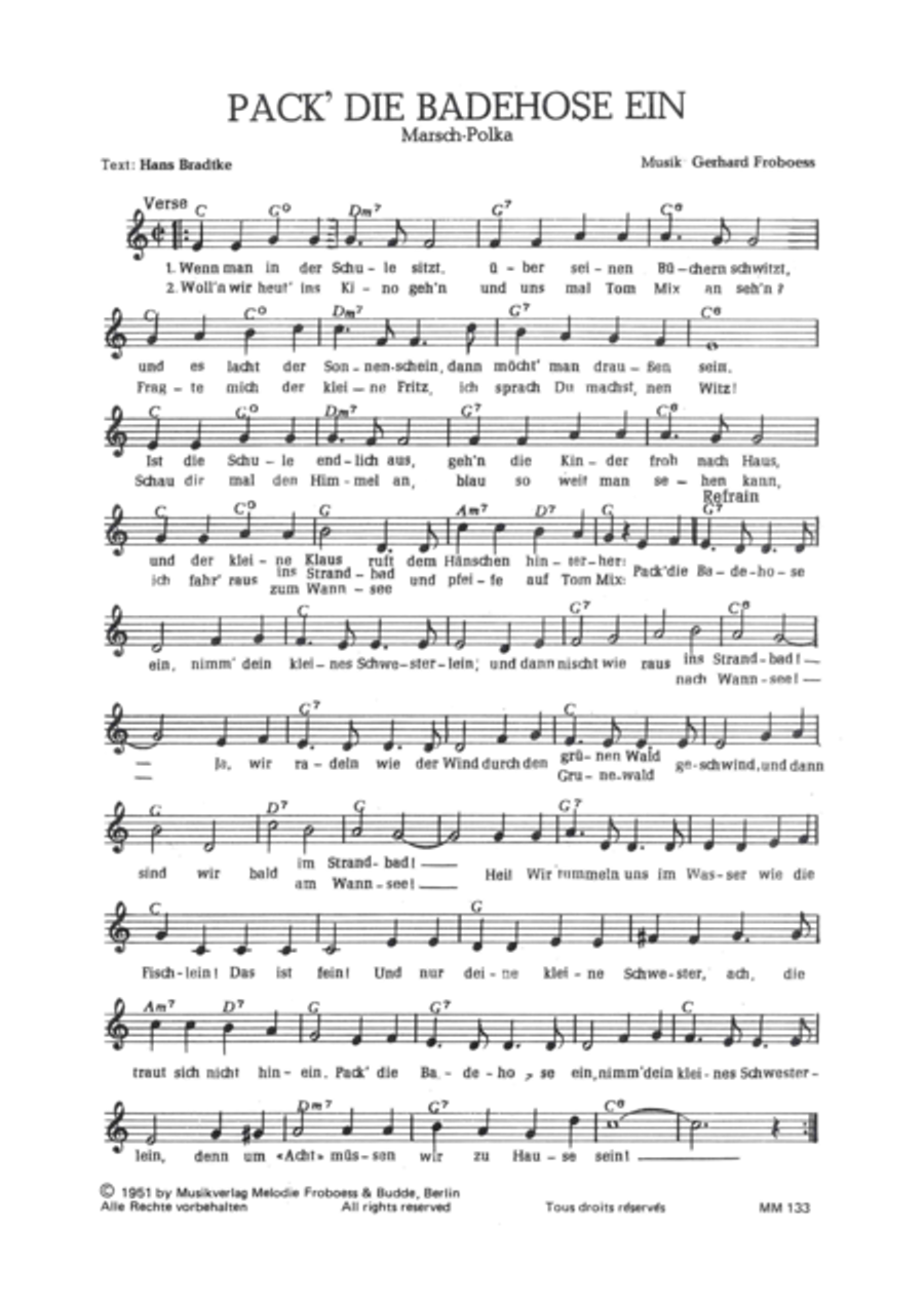 Pack' die Badehose ein Voice scores gallery preview page 3