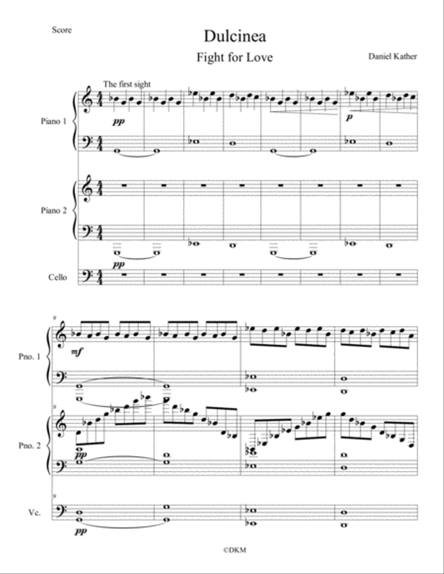 Dulcinea Small Ensemble scores gallery preview page 1