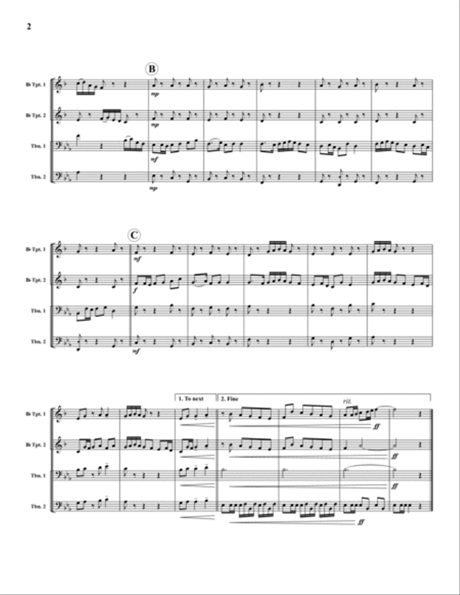 Procession of the Nobles Procession of the Nobles Horn scores gallery preview page 2
