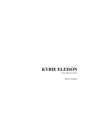 KYRIE ELEISON - Tagliabue - Double Canon for Assembly (or Solo), SATB Choir and Organ