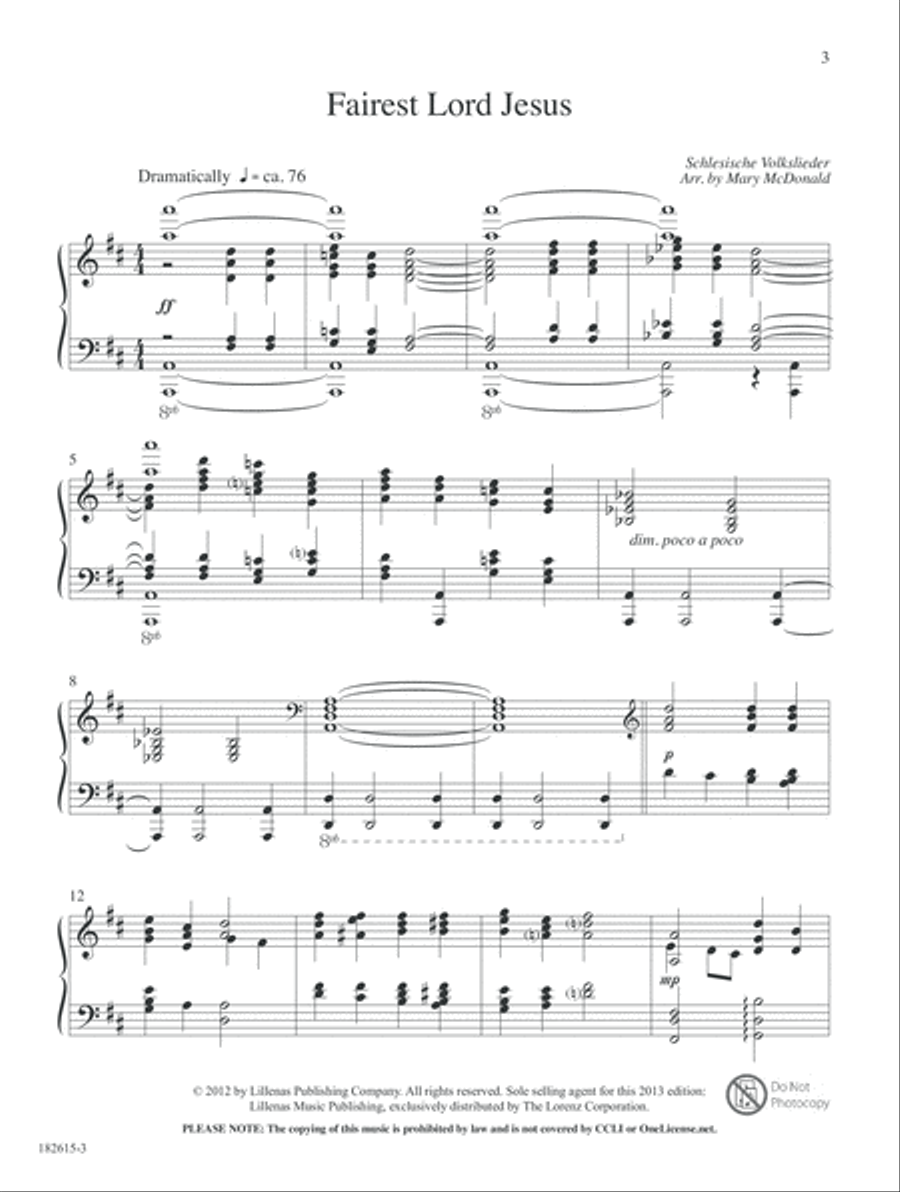 Lost in Wonder, Love, and Praise Piano Solo scores gallery preview page 2