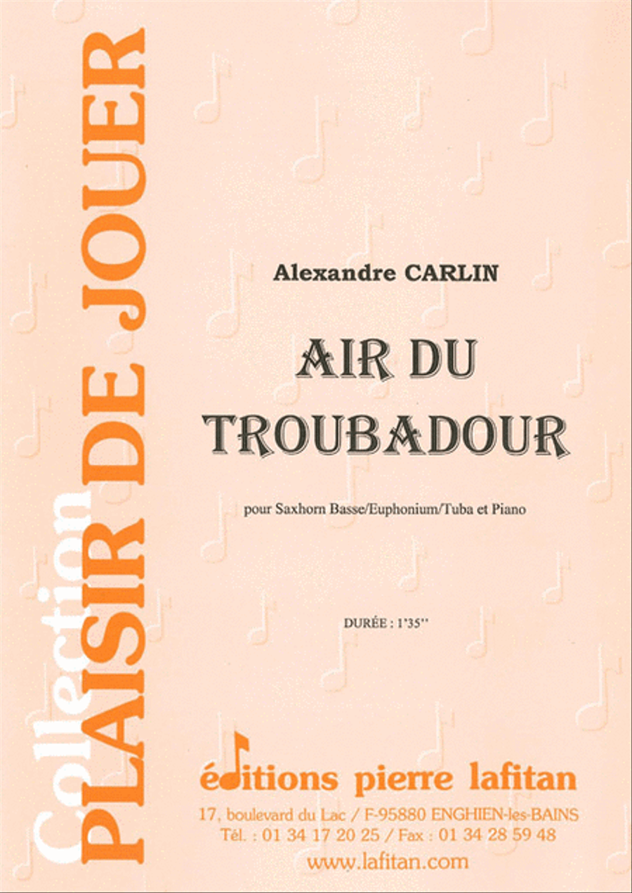 Air du Troubadour Euphonium scores gallery preview page 1