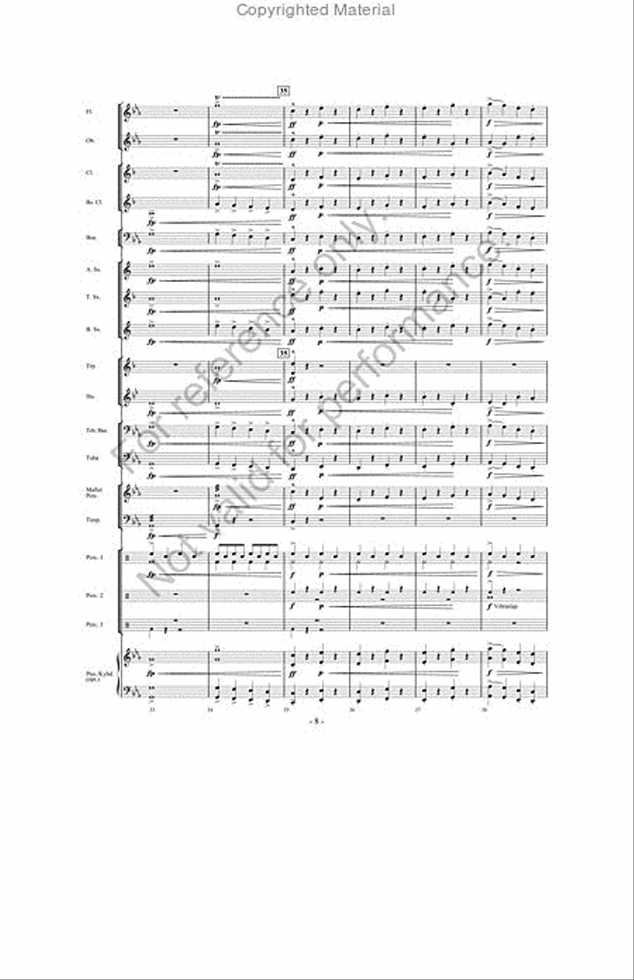 Creature Feature Concert Band scores gallery preview page 7