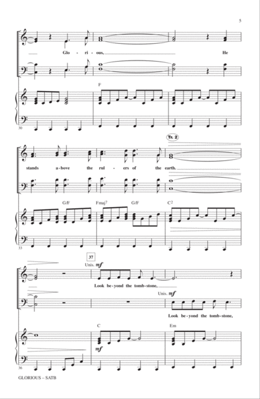 Glorious 4-Part scores gallery preview page 4