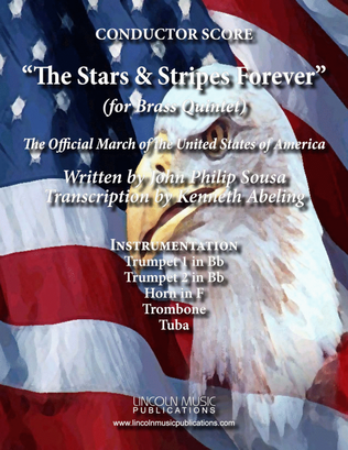 Book cover for March - The Stars and Stripes Forever (for Brass Quintet)