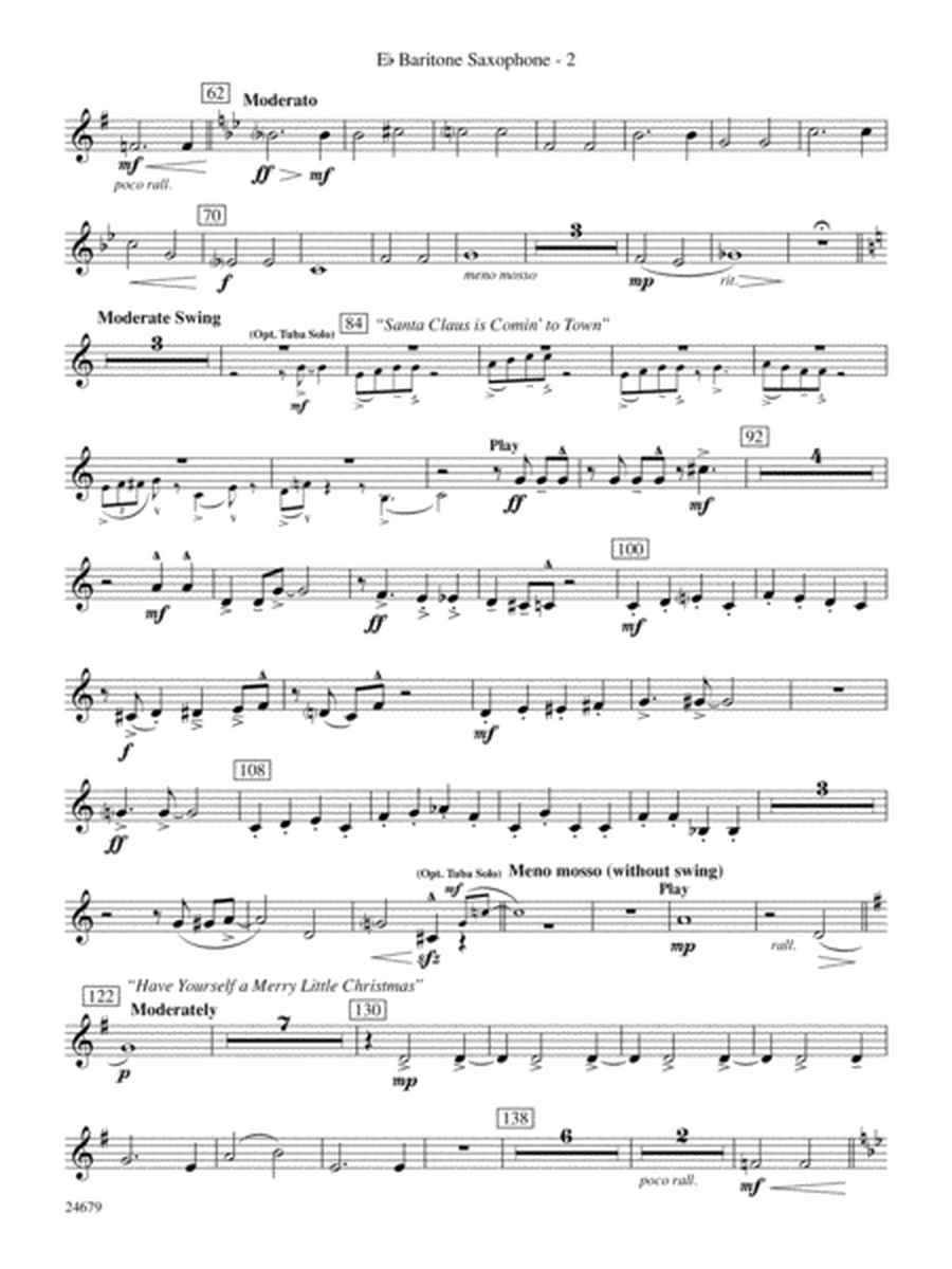 A Most Wonderful Christmas: E-flat Baritone Saxophone