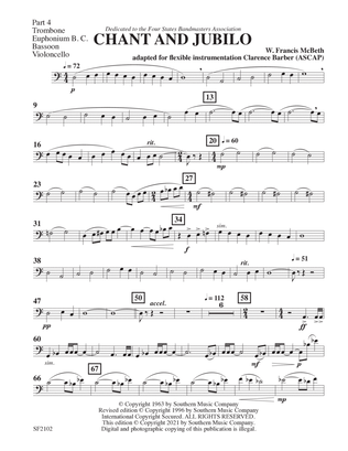 Chant and Jubilo - Tromb-Euph-Bassoon-Cello 4