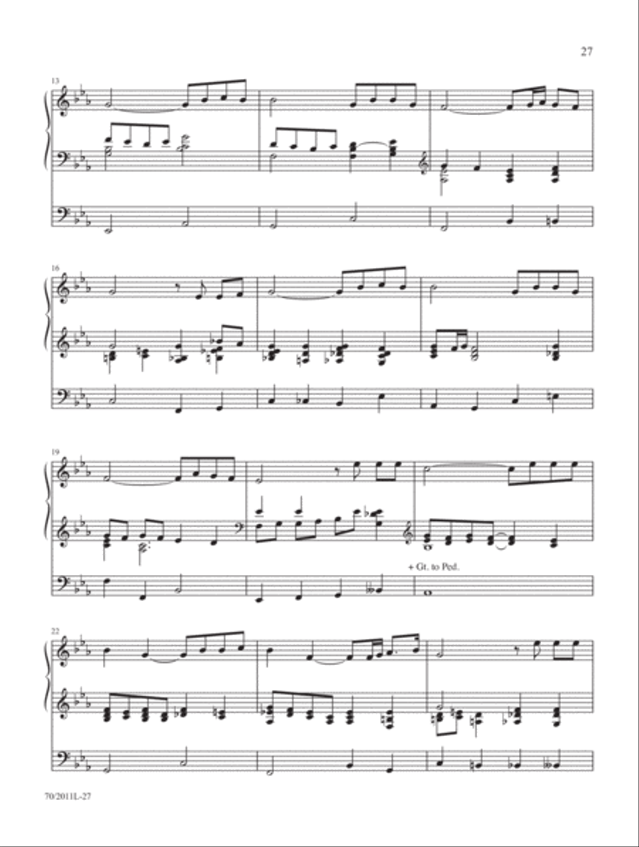 Easter and After Easter and After Organ Solo scores gallery preview page 13