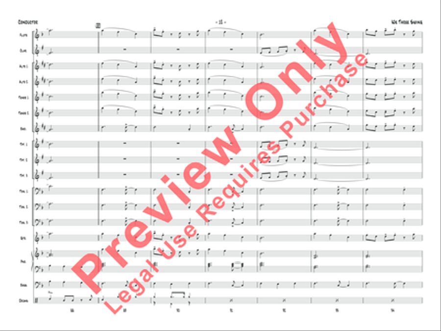We Three Swing Jazz Ensemble scores gallery preview page 13