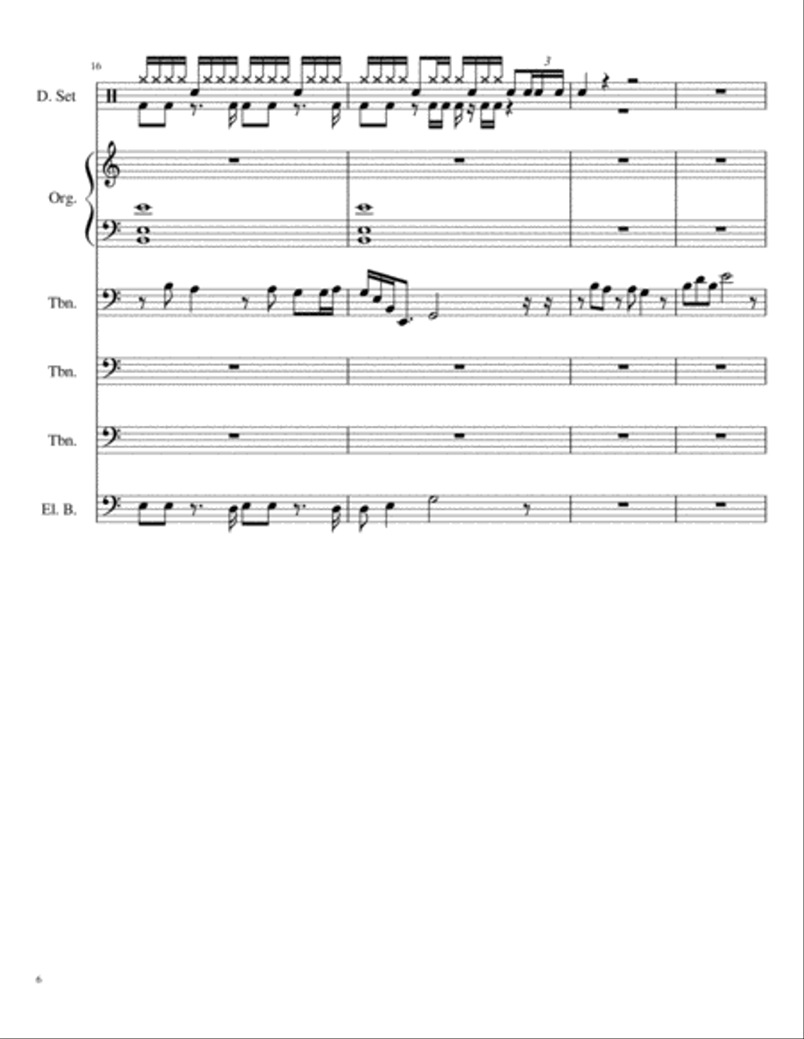 Funk Jam Small Ensemble scores gallery preview page 6