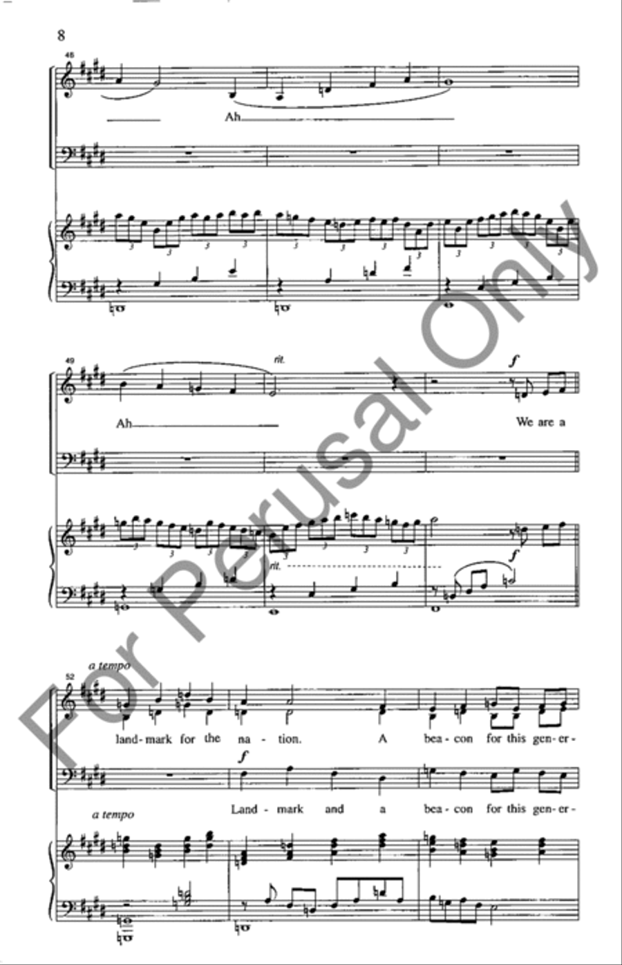 Children Of Tomorrow 3-Part scores gallery preview page 7