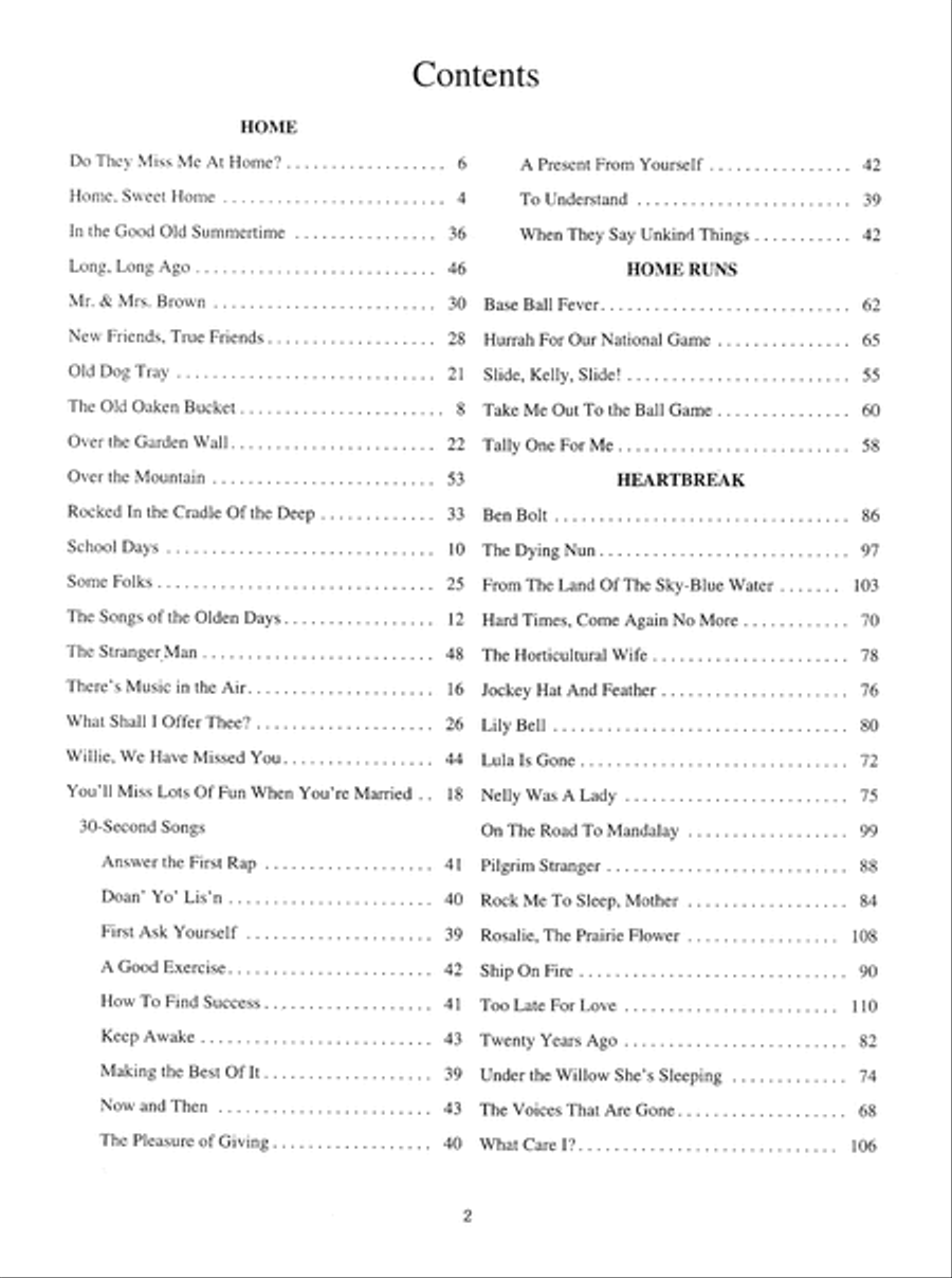 America Sings! Piano, Vocal scores gallery preview page 3