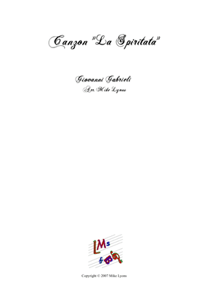 Canzon "La Spiritata" - Giovanni Gabrieli (Brass Quartet)