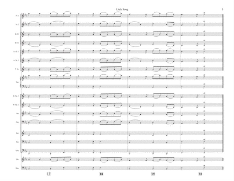 Little Song Brass Ensemble scores gallery preview page 3