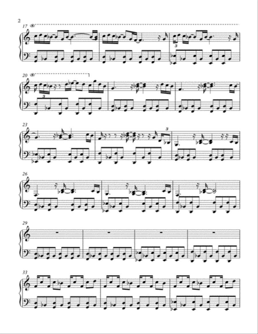 Sheer Essence Piano Solo scores gallery preview page 2
