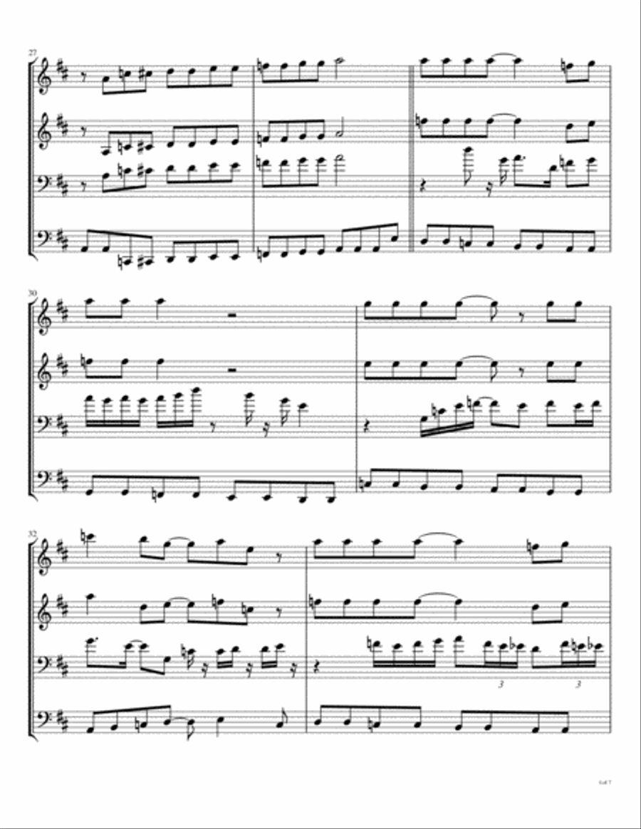Lady Madonna Brass Ensemble scores gallery preview page 5