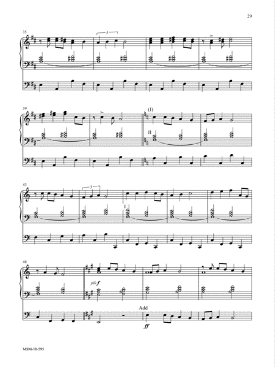 Let Us Plead for Faith Alone Organ scores gallery preview page 3