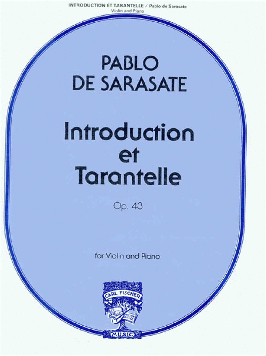 Introduction Et Tarantelle, Op. 43 Violin Solo scores gallery preview page 1
