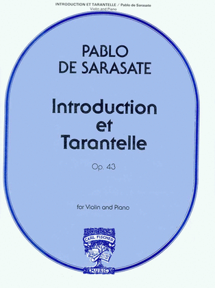 Book cover for Introduction Et Tarantelle, Op. 43