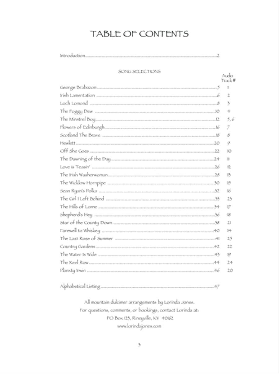 The Celtic Collection: Mountain Dulcimer Mountain Dulcimer scores gallery preview page 4